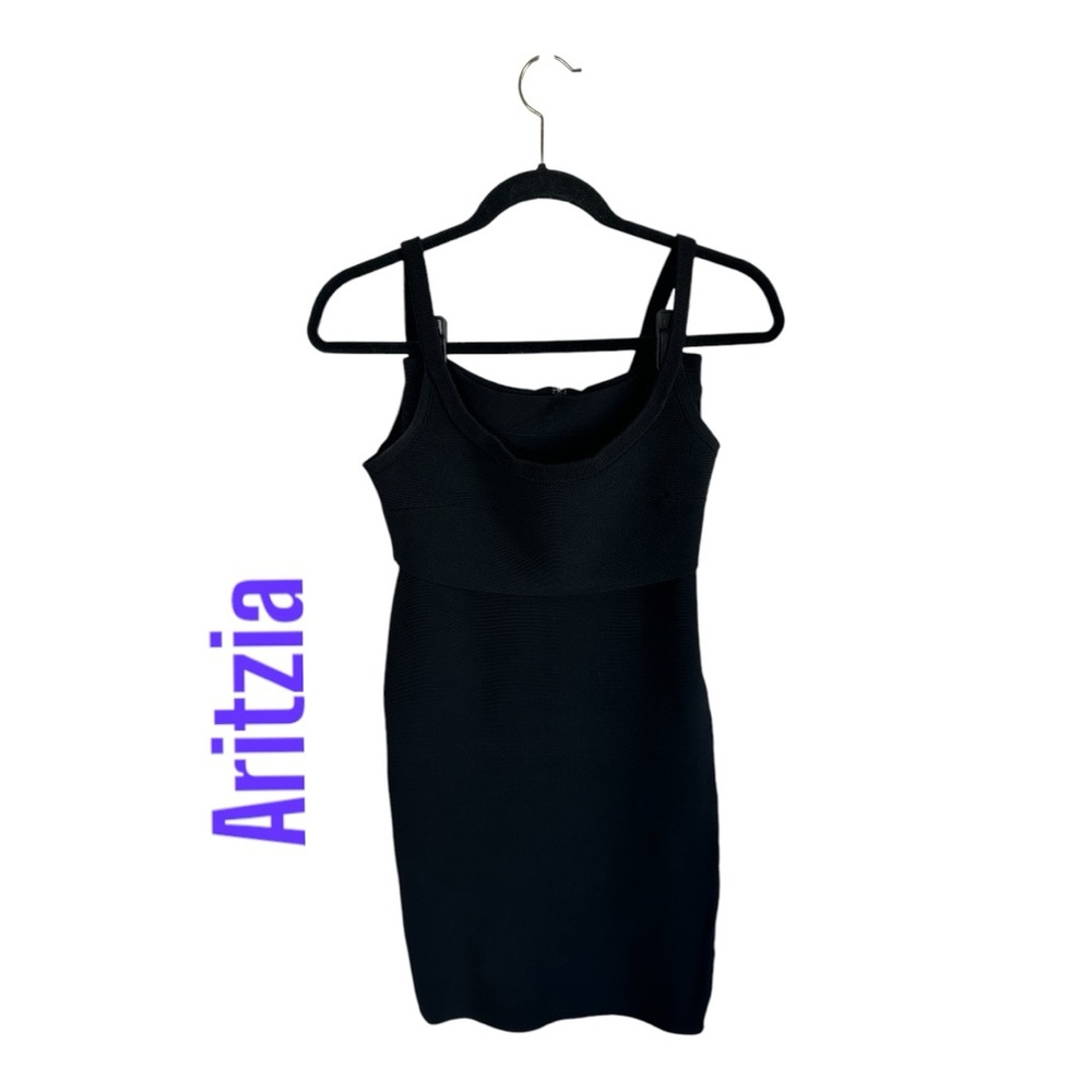 Aritzia Babaton Ribbed Midi Skirt with Crop Top Set